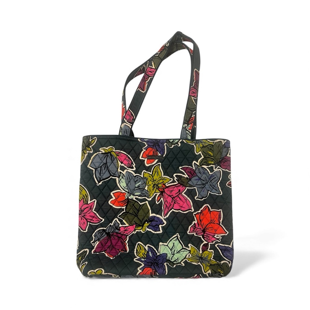 Vera Bradley Falling Flowers Patterned Tote Bag